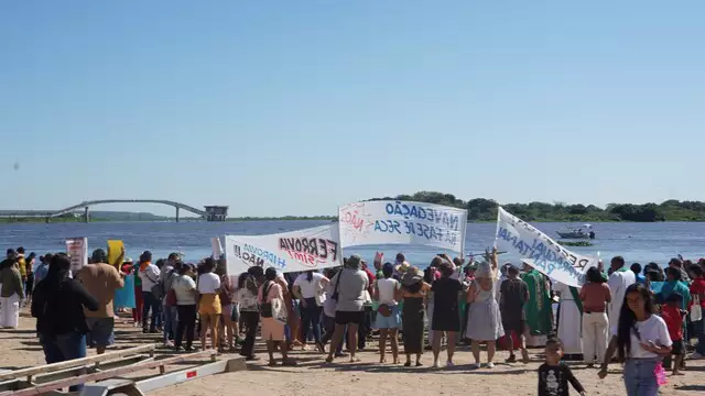 Mobilizadores durante encerramento da ação (Foto: Vinicius Galharte/Área 51)/ Site: Campo Grande News
