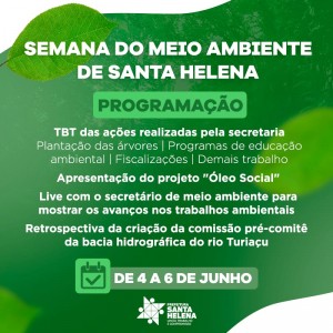 Programação Meio Ambiente